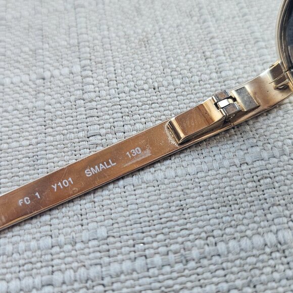 Yves Saint Laurent Women Sunglasses y101 130 Vintage Gold Oval Frame main image 6